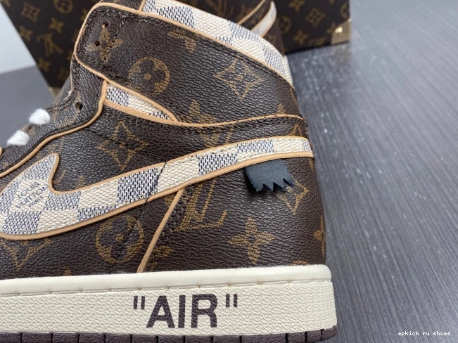 Rep OFF-WHITE 1 LV Air x Jordan 0712